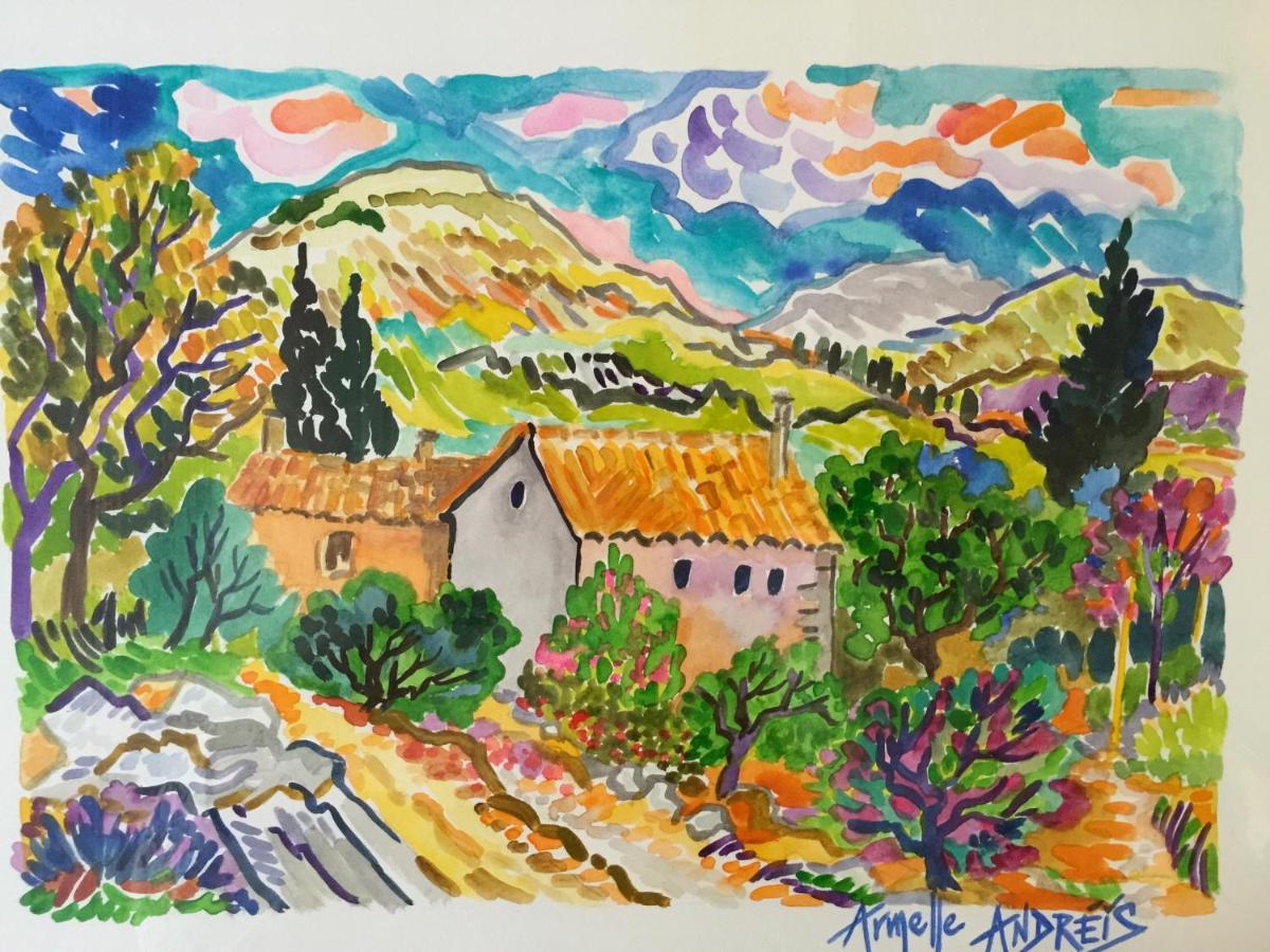 La Maison Du Peintre En Provence Mallemort Dış mekan fotoğraf